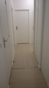 Walkway from the Main Door to the Rooms and Bathroom