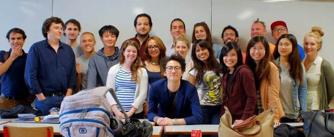 International students in Nantes,France