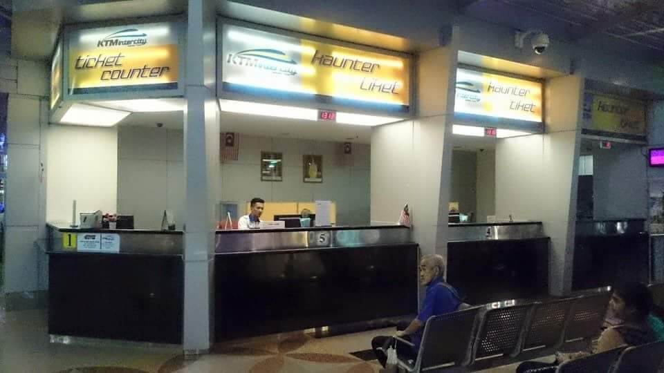 Train Ticket Counter in Johor Custom/Checkpoint