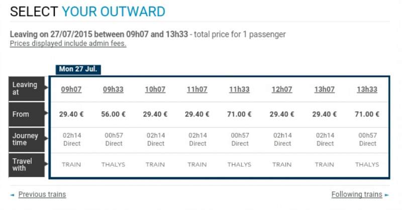 Train Ticket from Amsterdam to Antwerp